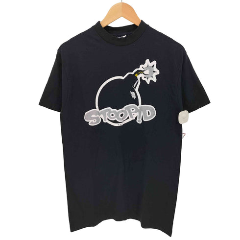 アンビル Anvil 90s STOOPD ボンバー プリント Tシャツ シングルステッチ メンズ import:L