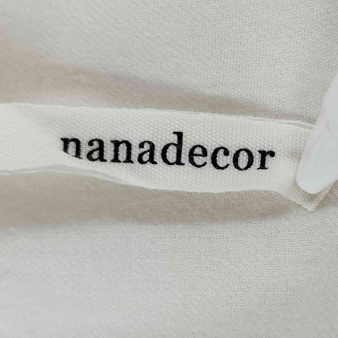 nanadecor フリルデザイン ポートネックカットソー レディース