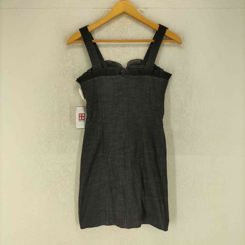 SWEEMY CLOSET フロントフック フリル デニムワンピース sweet レディース S