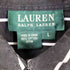 ローレンラルフローレン LAUREN RALPH LAUREN コットン ストライプレギュラーカラーL/S シャツ レディース import:L