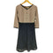 トッコクローゼット tocco closet デザインボタン レース切替シャツワンピース レディース M