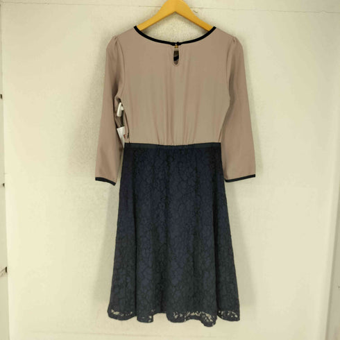 トッコクローゼット tocco closet デザインボタン レース切替シャツワンピース レディース M