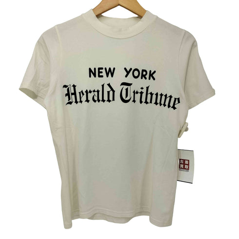スローブイエナ SLOBE IENA New York Herald TribuneプリントTシャツ レディース FREE