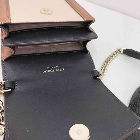 ケイトスペードニューヨーク kate spade NEW YORK ノット カラーブロック ぺブル レザー NS フォン クロスボディ レディース