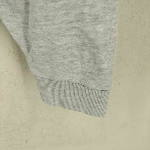 ザラ ZARA クロップド丈 カレッジプリント クルーネックスウェット レディース import:M