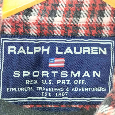 ラルフローレンスポーツ RALPH LAUREN SPORT 90S スモールポニー刺繍 L/S BD チェックシャツ メンズ JPN:M