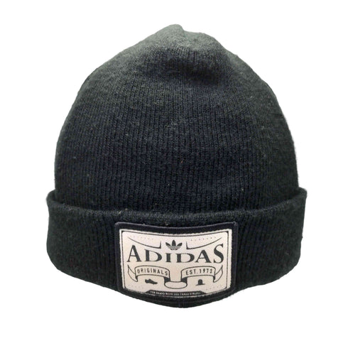 アディダスオリジナルス adidas Originals ロゴパッチ アクリル ビーニー ニットキャップ メンズ