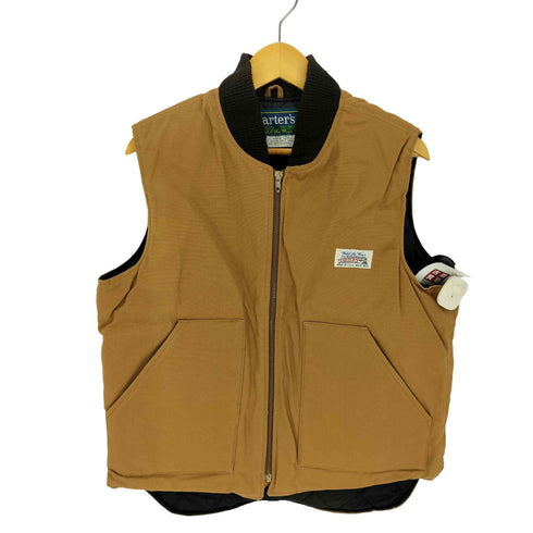 カーターズ carters 70-80S USA製 列車タグ ダック地 裏地キルト ジップアップベスト メンズ import:L