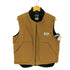 カーターズ carters 70-80S USA製 列車タグ ダック地 裏地キルト ジップアップベスト メンズ import:L