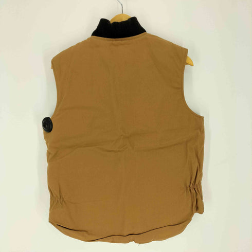 カーターズ carters 70-80S USA製 列車タグ ダック地 裏地キルト ジップアップベスト メンズ import:L