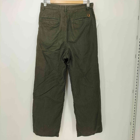 フレッドペリー FRED PERRY Brushed Wide Reg Trousers メンズ JPN:M