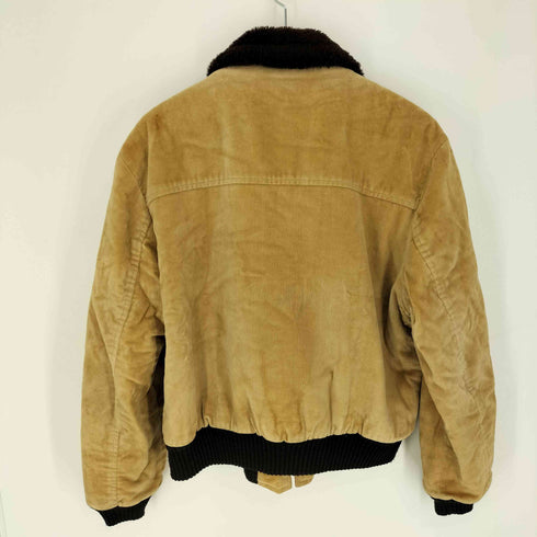 Struggle gear 70S USA製 細畝 コーデュロイ ジップアップ ブルゾンジャケット メンズ US:44