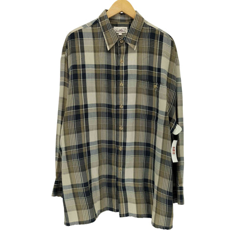 アーノルドパーマー Arnold Palmer アクリルレギュラーカラーチェックシャツ メンズ import:L