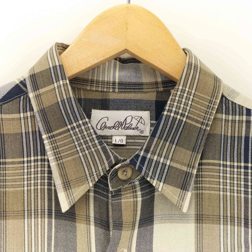 アーノルドパーマー Arnold Palmer アクリルレギュラーカラーチェックシャツ メンズ import:L