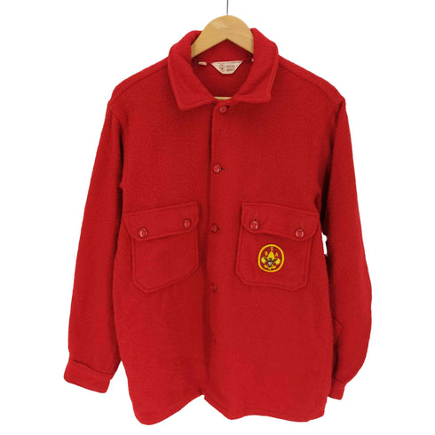 60S 三角タグ BSA パッチ付き Boy Scout jacket ボーイスカウトジャケット CPO シャツ ジャケ メンズ US:42