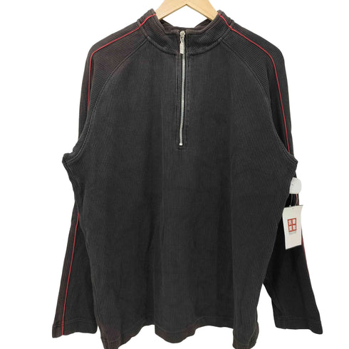 ナイキ NIKE 00s ハーフジップ パイピング プルオーバー ニット メンズ JPN:L