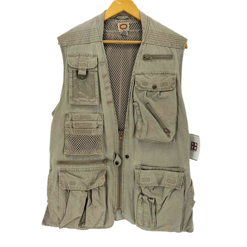 バナナリパブリック BANANA REPUBLIC 80S OLD 香港製 コットンフィッシングベスト メンズ import:L