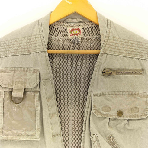 バナナリパブリック BANANA REPUBLIC 80S OLD 香港製 コットンフィッシングベスト メンズ import:L