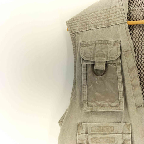 バナナリパブリック BANANA REPUBLIC 80S OLD 香港製 コットンフィッシングベスト メンズ import:L