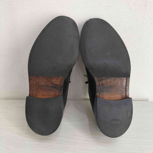 トムブラウン THOM BROWNE シボ レザー ウイングチップドレスシューズ メンズ US:7