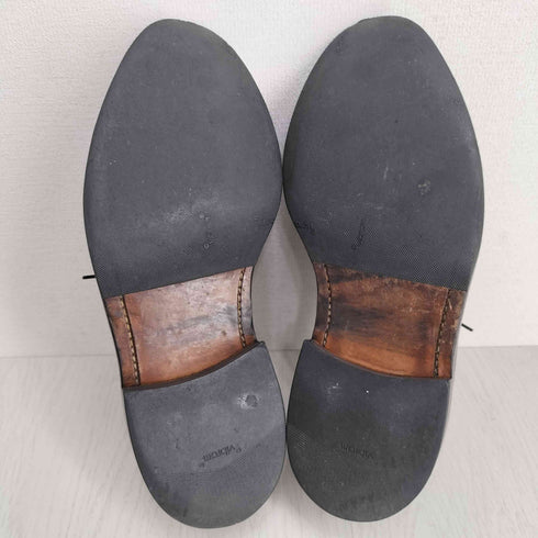 トムブラウン THOM BROWNE シボ レザー ウイングチップドレスシューズ メンズ US:7