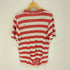 ランズエンド LANDS END 90S USA製 襤褸 ボロ ボーダー クルーネック S/S ポケット Tシャツ メンズ import:M
