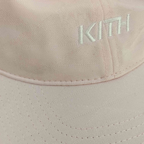 キス KITH ロゴ刺繍 モノグラム 6パネルキャップ レディース