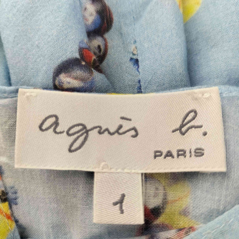 アニエスベー agnes b. PARIS サンライズ期 白タグ プリントデザイン セットアップ レディース 1