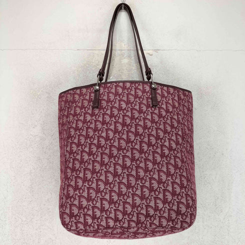 クリスチャンディオール Christian Dior トロッター キャンバス トート バッグ レディース