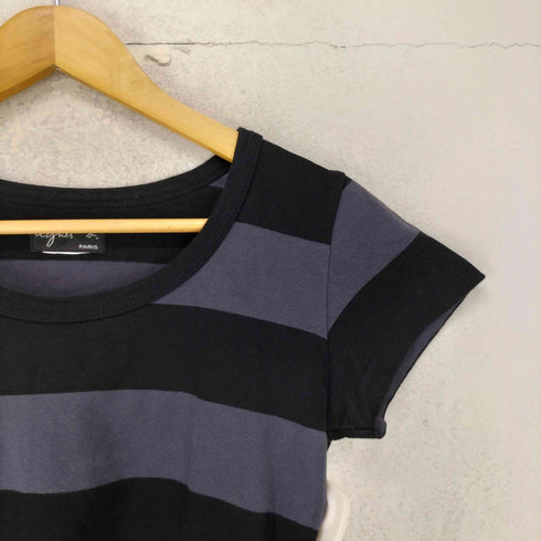 アニエスベー agnes b. PARIS サンライズ期 ボーダー S/S Tシャツ レディース