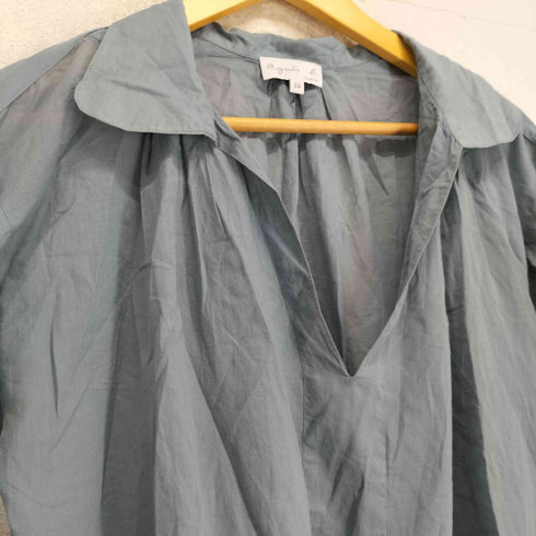アニエスベー agnes b. PARIS サンライズ期 スキッパー シャツ レディース JPN:36