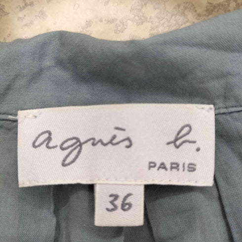 アニエスベー agnes b. PARIS サンライズ期 スキッパー シャツ レディース JPN:36