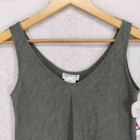 アニエスベー agnes b. PARIS サンライズ期 白タグ リネン S/S ワンピース レディース JPN:1