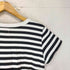 アニエスベー agnes b. PARIS サンライズ期 白タグ ボーダー S/S Tシャツ レディース T2