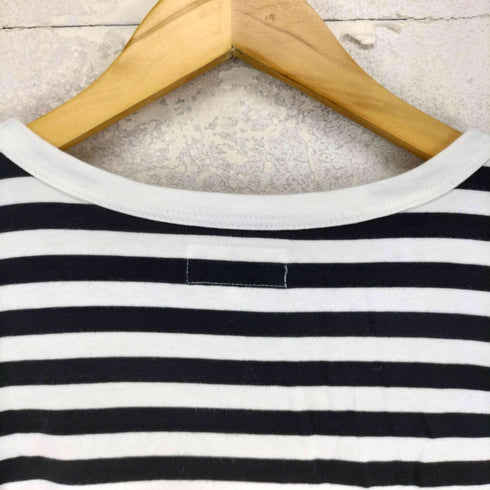 アニエスベー agnes b. PARIS サンライズ期 白タグ ボーダー S/S Tシャツ レディース T2