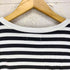 アニエスベー agnes b. PARIS サンライズ期 白タグ ボーダー S/S Tシャツ レディース T2