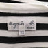アニエスベー agnes b. PARIS サンライズ期 白タグ ボーダー S/S Tシャツ レディース T2