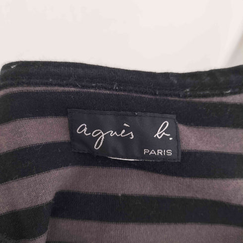 アニエスベー agnes b. PARIS サンライズ期 ボーダー S/S Tシャツ レディース