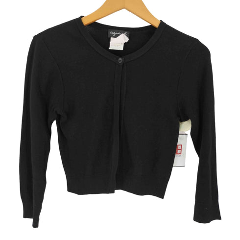 アニエスベー agnes b. PARIS サンライズ期 Uネック カーディガン レディース JPN:1