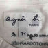 アニエスベー agnes b. PARIS サンライズ期 白タグ 両面ロゴデザイ Tシャツ レディース T1