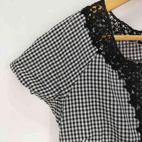 アニエスベー agnes b. PARIS サンライズ期 チェック S/S ワンピース レディース JPN:1
