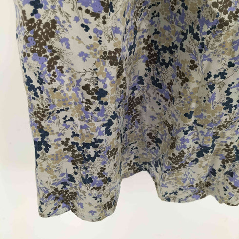 アニエスベー agnes b. PARIS サンライズ期 シルク 花柄 ワンピース レディース JPN:36