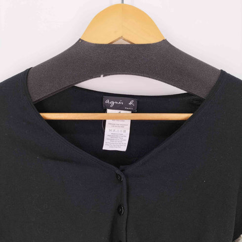 アニエスベー agnes b. PARIS サンライズ期 シルク混 カーディガン レディース JPN:1