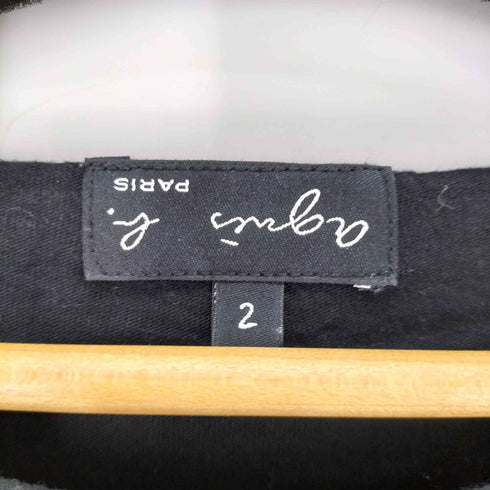 アニエスベー agnes b. PARIS サンライズ期 手形デザイン Tシャツ レディース JPN:2