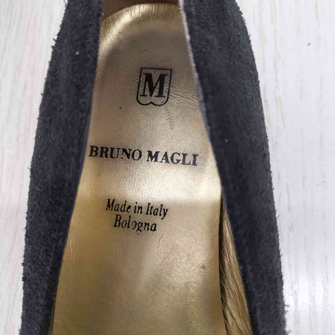ブルーノマリ BRUNO MAGLI イタリア製 スエード ビットローファー レディース US:6