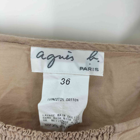 アニエスベー agnes b. PARIS サンライズ期 白タグ ブラウス レディース JPN:36