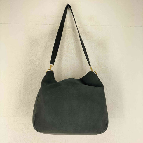 グッチ GUCCI バンブー スウェード ワンハンドル ショルダー バッグ レディース