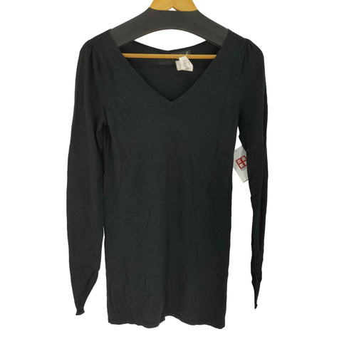 アニエスベー agnes b. PARIS サンライズ期 cashmere silk Vネック ニット レディース JPN:1