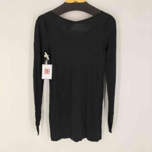 アニエスベー agnes b. PARIS サンライズ期 cashmere silk Vネック ニット レディース JPN:1