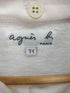アニエスベー agnes b. PARIS サンライズ期 白タグ ボタン フーディー パーカー レディース T1